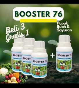 PUPUK BOOSTER 76 (250ML.) penyubur pelebat buah pembesar pelebat buah