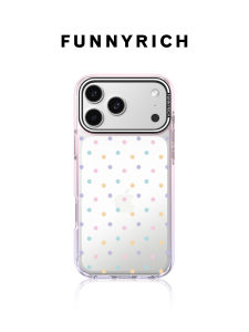 FUNNY RICH | Candy Dot Gradient Artistic Magnetic Shockproof Transparent Phone Case