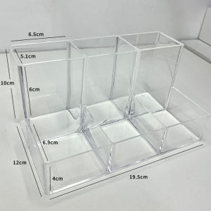 กล่องเก็บเครื่องสำอางแบบมีช่องแยก กล่องเก็บแปรงแต่งหน้า กล่องเก็บของในห้องนอน กล่องเก็บของหลายช่อง ตู้กระจก ตู้วางของในห้องน้ำ