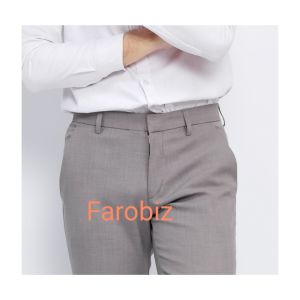 Celana Formal Pria LABASA ABU-ABU MUDA Premium Quality