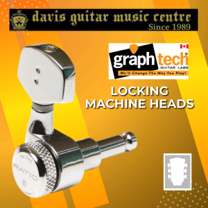 Graphtech PRL-8311-C0 Chrome Machine Head 3+3 Locking