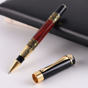 Metallic Feel Signature Pen Business Grade Office Neutral Pen Signing Order Pen Retro Chinese Style Fountain Pen Black Ink