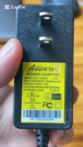 Nguồn 12V 2.5A Actiontec Loại 1 cho Camera máy chấm công thiết bị điện tử Bảo Hành 1 Năm | C04