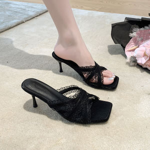 DIANCHA | Lace High Heel Sandals Female