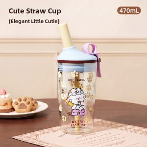 Bablov | Stylish High-Appearance Thermos Cup With Straw