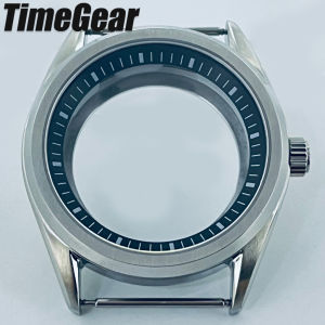 NH35 Watch Case 40mm Black Chapter Ring Stainless Steel with Sapphire Crystal Compatible For NH35 NH36 NH38 NH70 NH72 Movement