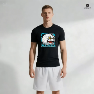 Madaha Kaos Baju Dry fit Jersey Olahraga Golf SynchroStar