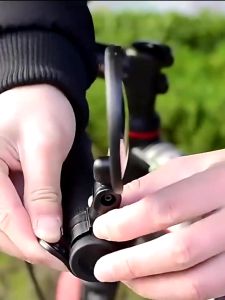 Titik Tiga Kaca Spion Sepeda Bulat Universal Bike - Kaca Spion Sepeda Bike Blindspot Rearview 360 Adjusable 1PCS