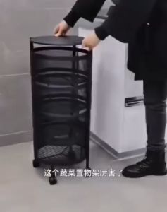 Rotating Trolley Rack Kitchen Rack Rotating Rack Spice Rack Storage Rack Bathroom Rack Ikea Rack