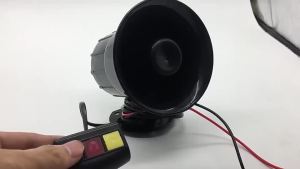 120DB Wang Wang Loud Electric Horn with Multiple Sounds: Duck Patrol and Ambulance
