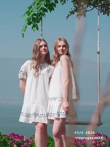 3COLOUR·S | Cotton Short Skirt Set M