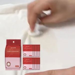 20PCS Clothing  Stain Remover Wipes Disposable Wipes Hand-Free Wash Stain Remover Emergency Outgoing Instant Cleaner 去污渍湿巾