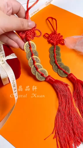 [现货] 五帝铜钱挂件｜强效化煞 × 招财纳福 × 镇宅护身｜Five-Emperor Coins Amulet｜Protection • Wealth • Blessings