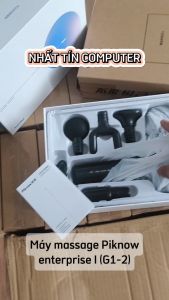 Máy Massage Piknow G1-2 Enterprise I - 4 đầu thay đổi công suất thực 28W pin 1800mAh dùng đến 7-8h (nội địa Trung) - Nhất Tín Computer
