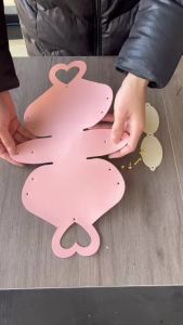 Bộ Hộp Kẹo Da Nhỏ Xinh Gồm 5/10 Chiếc Thiết Kế Sáng Tạo Quà Tặng Cưới Bao Bì Quà Tặng Họa Tiết Bướm & Trái Tim Đồ Dùng Tiệc Tùng Cho Mọi Dịp
