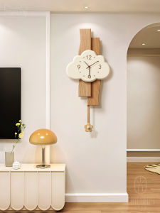 CTYLIGHTZ | Silent Creative Cloud Design Wall Clock Glow