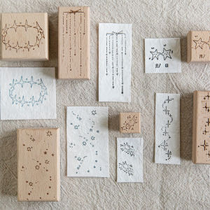Stickers Punk | Artistic Dreamy Wooden Stamp