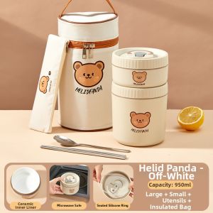WODEBAIHUI | Microwaveable Insulated Lunch Box