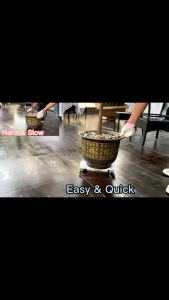 4Pcs 360° Swivel Casters PVC Heavy Duty Trolley Casters Wheels with Lock 1.5/2Inch