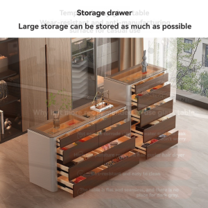 pre order Smart LED Storage Cabinet | Modern Retro Chest of Drawers with Jewelry Compartments Bedroom Living Room Organizer