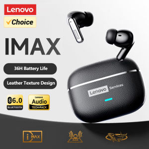 Lenovo | Choice Lenovo LE208 Wireless Earphones Bluetooth V6.0 HIFI Headphone Leather Texture Gaming Headset with Mic Music Earbuds