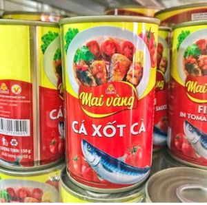 Thùng 72 Hộp Cá Xốt Cà Mai Vàng 150g Vissan Date 2029 - V23T
