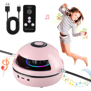 Electronic Jump Rope Smart Jump Rope Machine With Remote Control Bluetooth Jump Rope Machine Adjustable Multiplayer Jump Rope With LED Display Counter 1-10 Speed Level