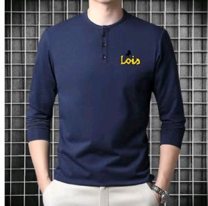 KAOS KANCING SABLON LENGAN PANJANG DISTRO/KAOS KANCING PRIA&WANITA