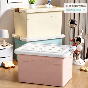 Extra Large Capacity Plastic Storage Box for Clothes Toys Quilts Home Use Organizing Box Nordic Style with Wheels for All Ages