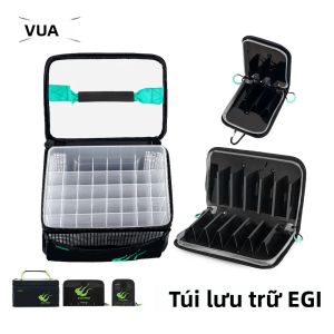 Hộp Đựng Mồi Câu Mực Kingdom Squid Jig Organizer Box Octopus Egi - Hộp Nhựa Đựng Mồi Câu Cá Biển Dụng Cụ Câu Cá Với 6/12/40 Ngăn