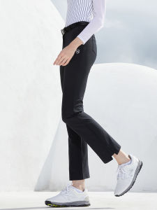 Blue Golf Ball Game Pants Womens Autumn Winter Thin Casual Pants Lengthened Slimming Effect New 2025 Ladies Sportswear