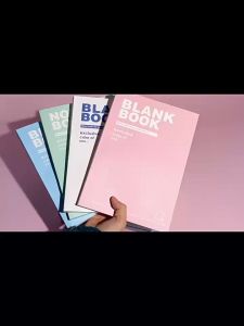MOMO 128Sheets A5/B5 Color Super Thick Notebook Line Blank Notepad Colorful Cover School Office Supplies
