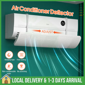 Adjustable Air Conditioning Windshield 74*103cm Anti-direct Blowing Air Deflector Scalable Hanging-type Household Air Conditioning Baffle for Home Office