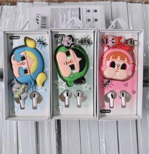 หูฟังไร้สาย Bluetooth Powerpuff x cry baby น่ารักมาก