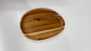 Đĩa gỗ tràm tự nhiên dáng không đều – Phong cách rustic mộc mạc thân thiện môi trường tiện lợi đa năng