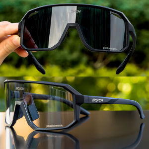 Photochromic Mens UV400 Cycling Sunglasses Women Sports Running Eyewear for Men Glasses Road Mountain Bike Bicycle Goggles