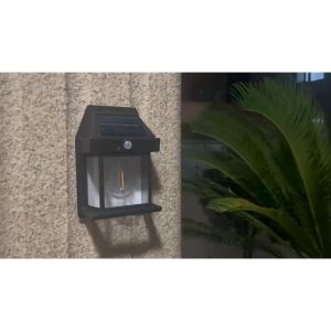Đèn Năng Lượng Mặt Trời Trang Trí Sân Vườn Biệt Thự - Đèn Treo Tường Cảm Biến Hồng Ngoại Chống Nước