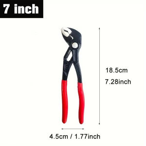 XMSJ | 7"/10"/12" Water Pump Pliers Quick-Release Plumbing Pliers Pipe Wrench Adjustable Water Pipe Clamp Plier Multifunction Hand Tool