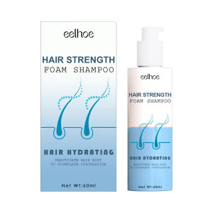 Eelhoe Dense Hair Foam Shampoo Thicken Thinning Roots Nourishing Deep Scalp Cleansing Anti Oil Control Foam Liquid Preventing Hair Loss Liquid Damage Hair Repair Dense Fast Restoration Hair Growth