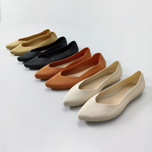 Wolf.id SPT-74 Sepatu Sandal Flat Shoes Wanita Fashion Kasual Polos Woman Slip-On Kerja BISA COD