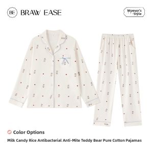 BE | Padded Breast Long Sleeve Pajama Set