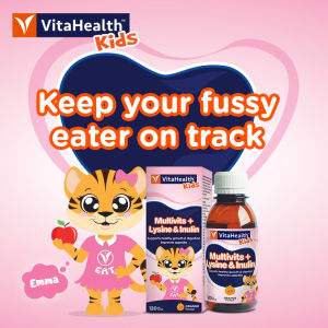 Kids Multivits + Lysine & Inulin [EXP 02-2028] - Improves Appetite & Fills Nutrition Gap Halal