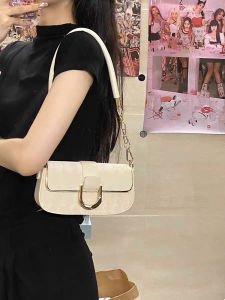 Stylish Versatile Underarm Bag Womens Single Shoulder Crossbody Bag Fashionable Small Square Bag Li Cha 2025 New Arrival