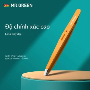 MR.GREEN Nhíp Nhổ Lông Mày Đầy Màu Sắc Bằng Thép Không Gỉ Dụng Cụ Kéo Lông Mày Nghiêng Dụng Cụ Trang Điểm Tốt Để Làm Đẹp Và Loại Bỏ Lông