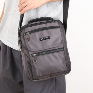 Vertical Mens Shoulder Bag Travel Work Computer Bag Bellnag Business OL Style Soft Handle Zipper Closure Oxford Cloth Material