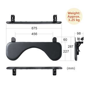 Sanwa Supply | Folding & Extendable Keyboard Tray Steel Frame