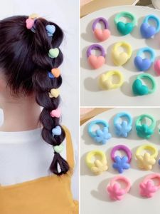 ยางรัดผมน่ารักสำหรับเด็กผู้หญิงยางรัดผมสำหรับเด็กทารกยางรัดผมยืดหยุ่นสูงสำหรับเด็กไม่ทำร้ายเส้นผมยางรัดผม