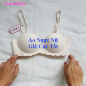 Áo ngực su cúp ngang liền mảnh gân dọc cao cấp thiết kế đơn giản trẻ trung dễ phối đồ (MS 04089) Anna Shop