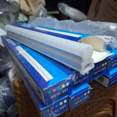 T5 Led TL 30cm 60cm 90cm dan 120cm Led Tube biru kuning dan putih lampu neon panjang etalase hias