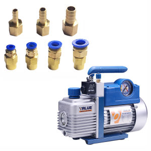 ข้อต่อทองเหลืองปั๊มสุญญากาศ6/8/10/12มม. อะแดปเตอร์ทองเหลืองทองแดงข้อต่อเร็ว7/16สำหรับอุปกรณ์ปั้มอัดอากาศน้ำน้ำมัน